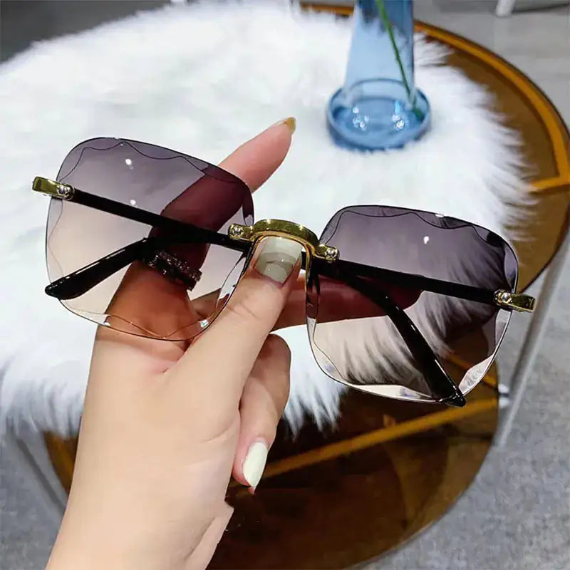 Borderless Square Sunglasses for Women